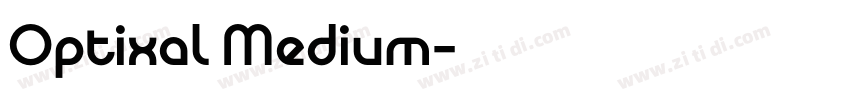 Optixal Medium字体转换